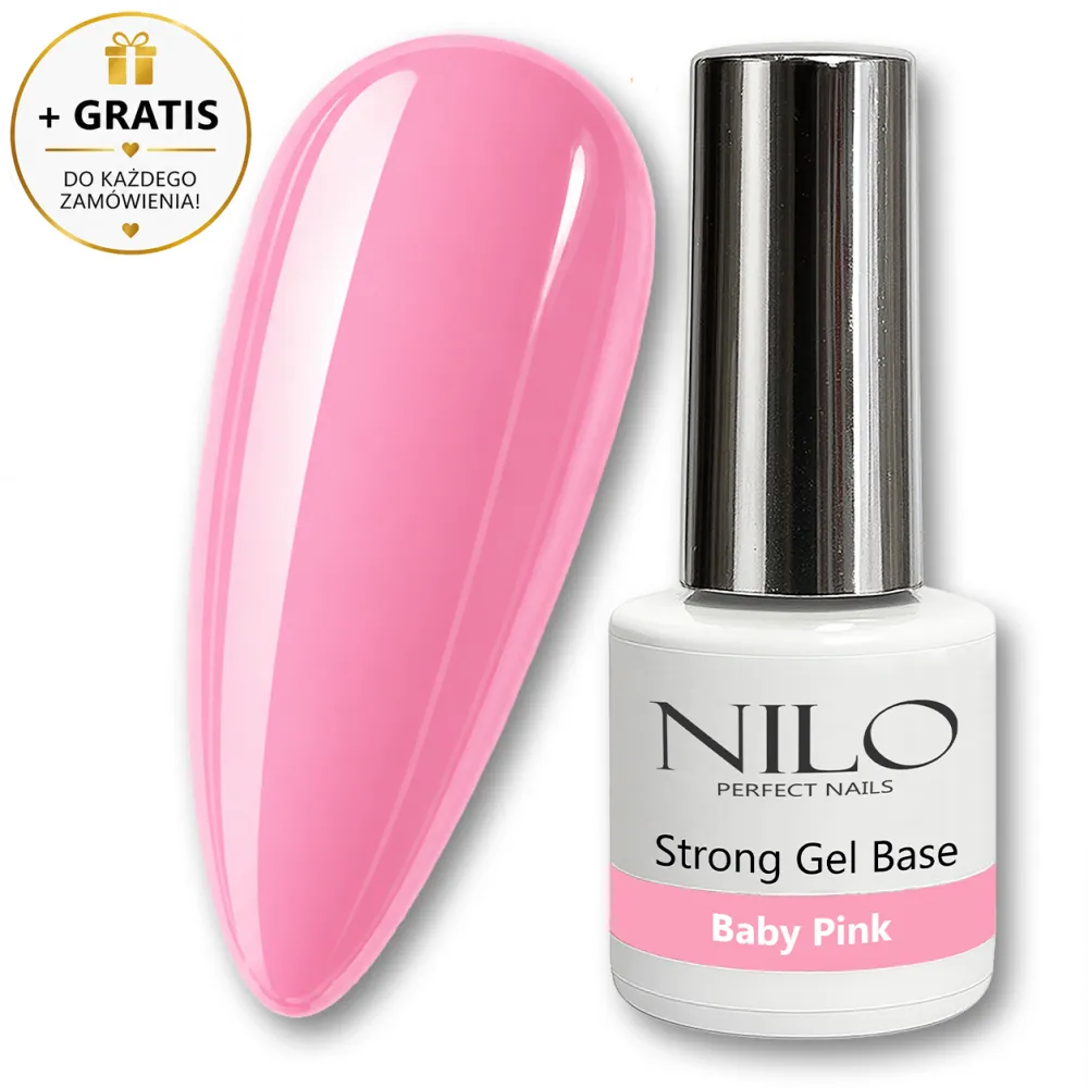 Twarda baza hybrydowa NILO Strong Base – Baby Pink